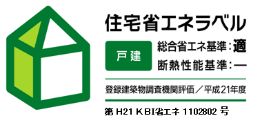 適合証の交付番号を付加した例